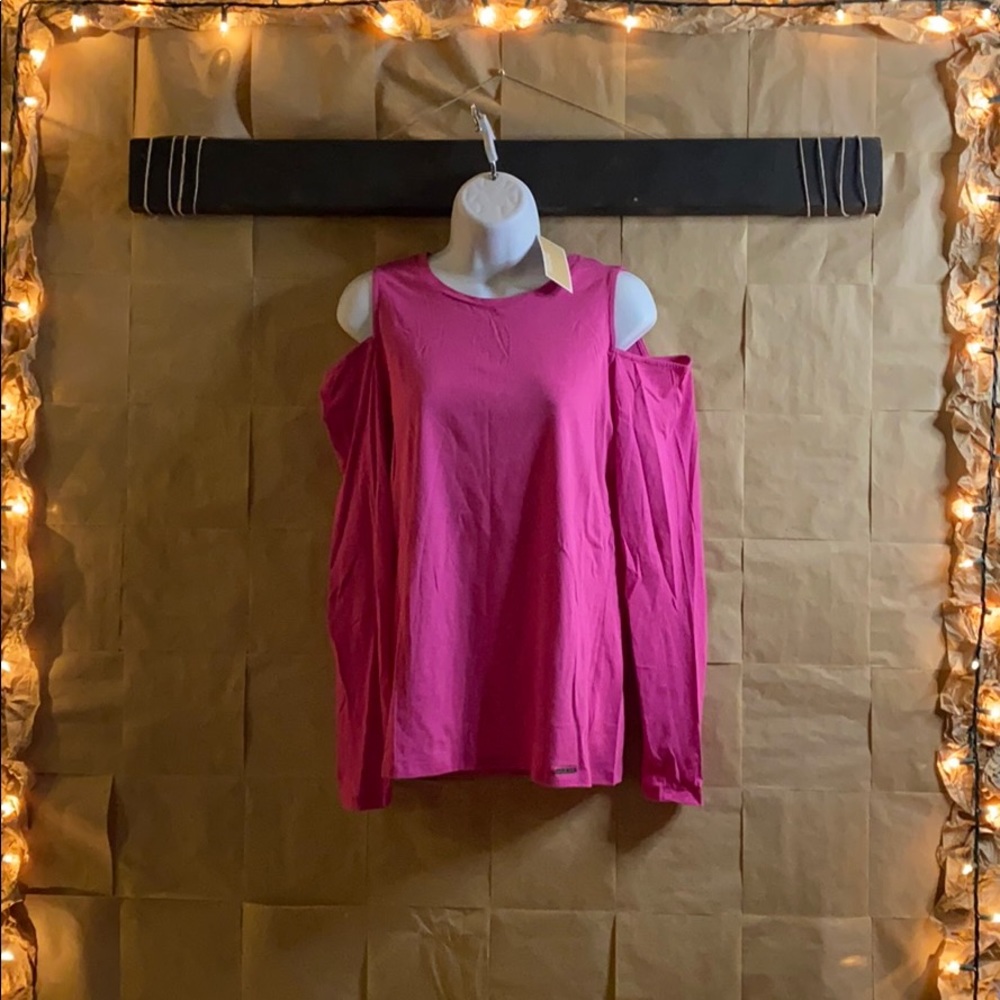 Michael Kors Pink long sleeve top